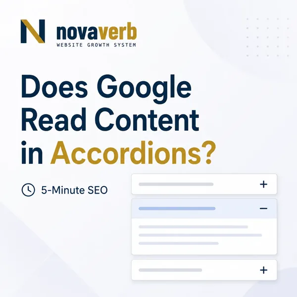 Does Google Read Content in Accordions?