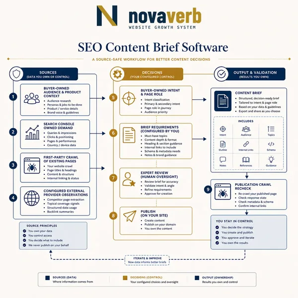 SEO Content Brief Software: Features Buyers Should Test