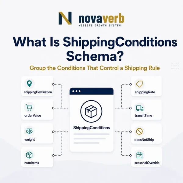 What Is ShippingConditions Schema?