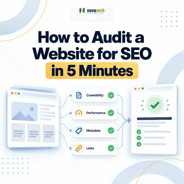 How to Audit a Website for SEO in 5 Minutes