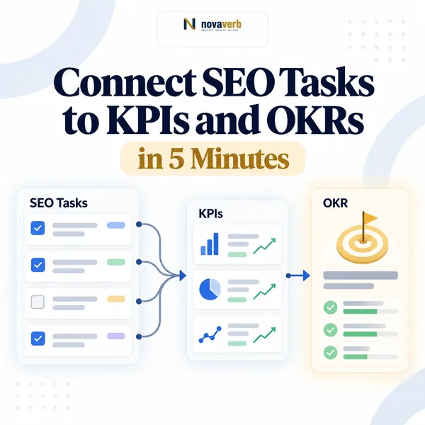 Connect SEO Tasks to KPIs and OKRs in 5 Minutes