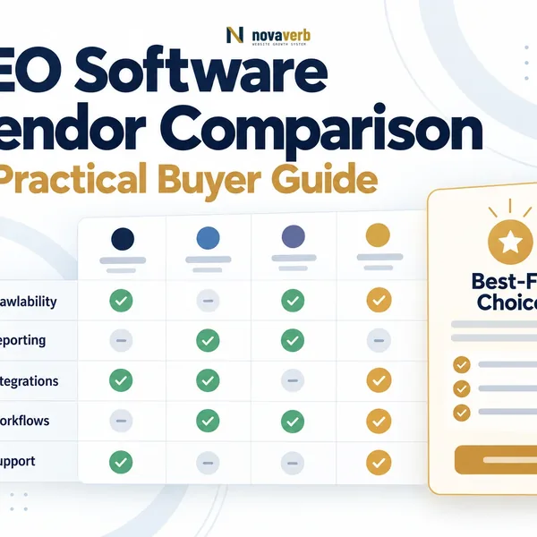 SEO Software Vendor Comparison Matrix: Buyer Guide