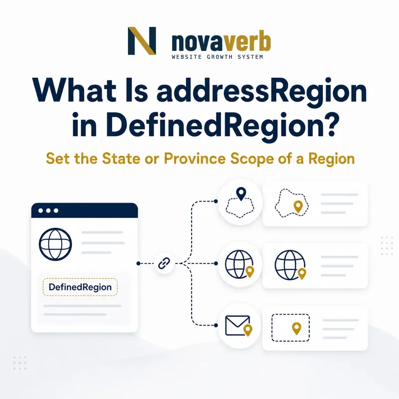 Diagram showing addressRegion as the state or province scope within a DefinedRegion