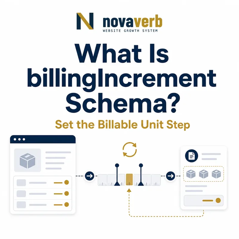 Diagram showing billingIncrement Schema dividing usage into fixed billable steps