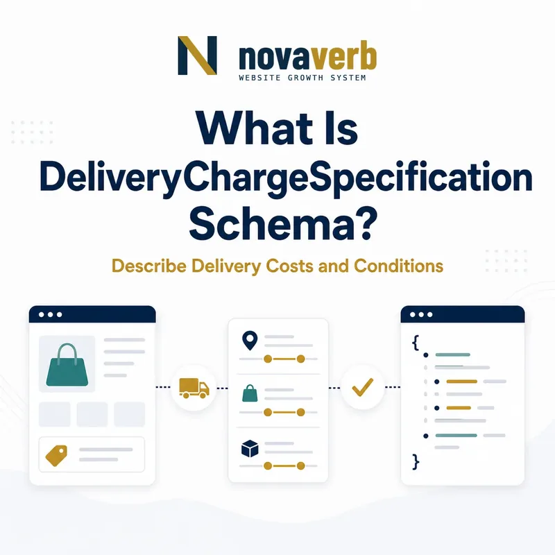 Diagram showing DeliveryChargeSpecification Schema connecting an offer to delivery costs and conditions