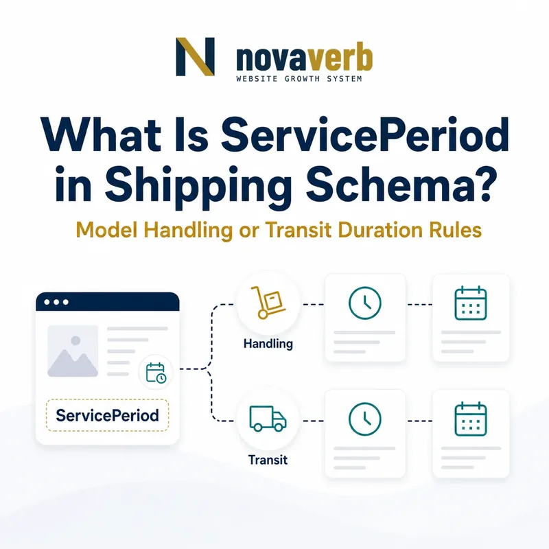 Diagram showing ServicePeriod duration and business-day rules used for handling and transit