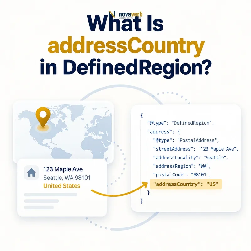 addressCountry value in a DefinedRegion address schema flow