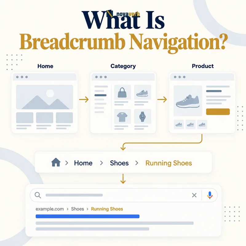 What Is Breadcrumb Navigation? A visual guide to site hierarchy and breadcrumb trails
