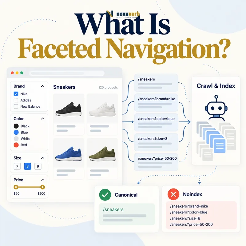 What Is Faceted Navigation? A visual guide to filters, crawlability and SEO fixes