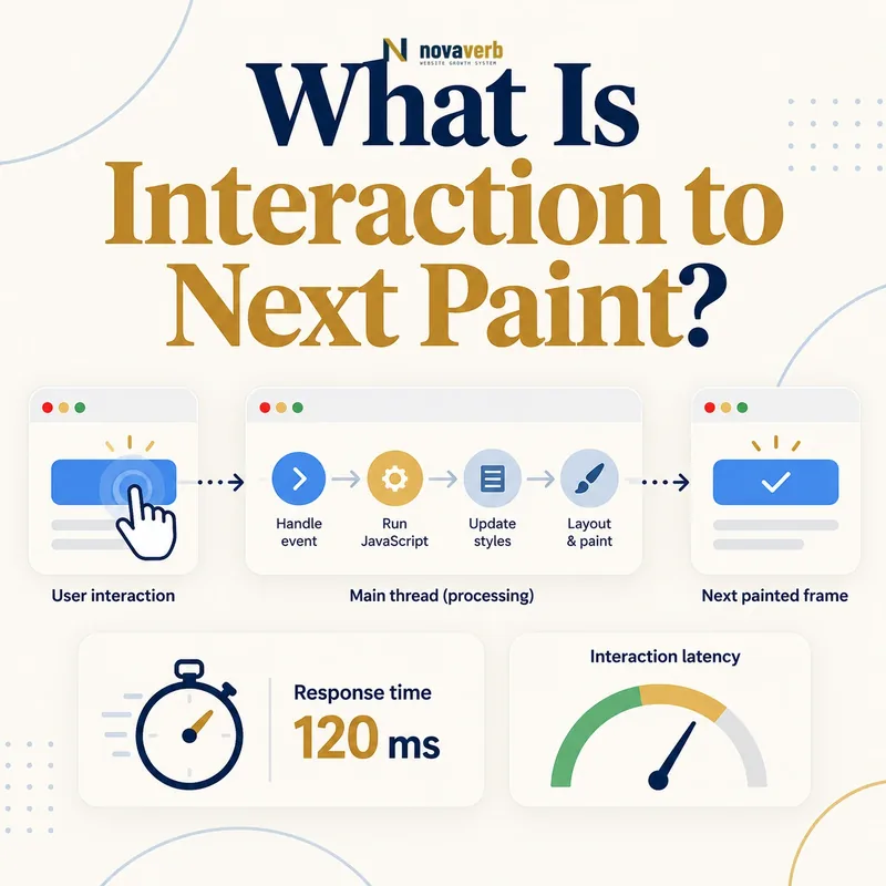 What Is Interaction to Next Paint? A visual guide to interaction response and next paint