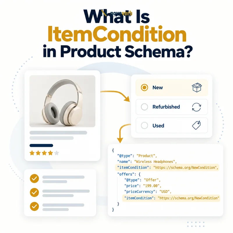ItemCondition product card with new refurbished and used states