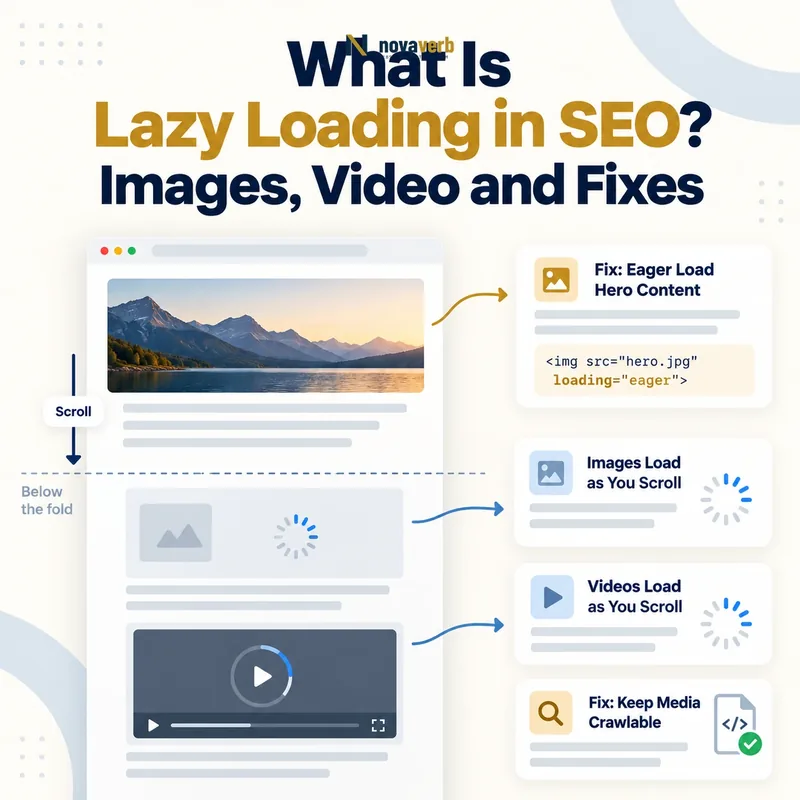 What Is Lazy Loading in SEO? Images, video and fixes visual guide