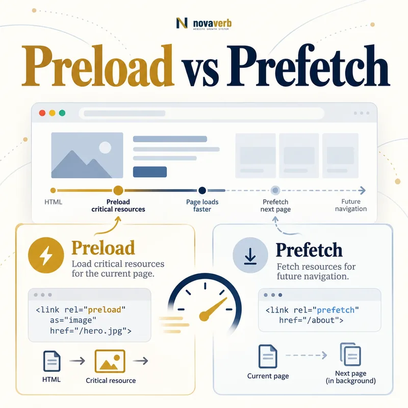 Preload vs Prefetch: a visual guide to resource loading strategies