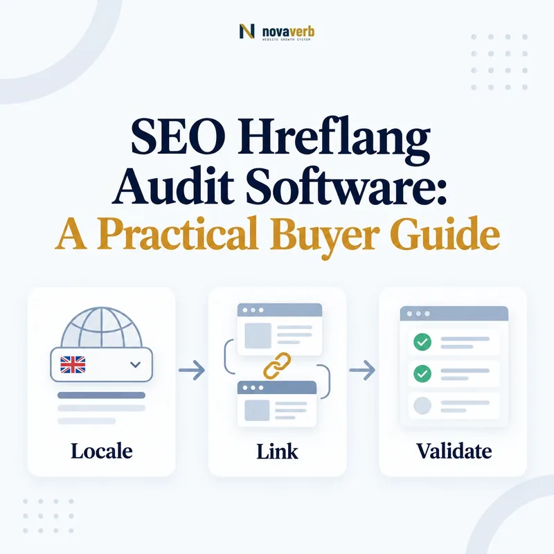 SEO hreflang audit workflow connecting locales, language links, and validation
