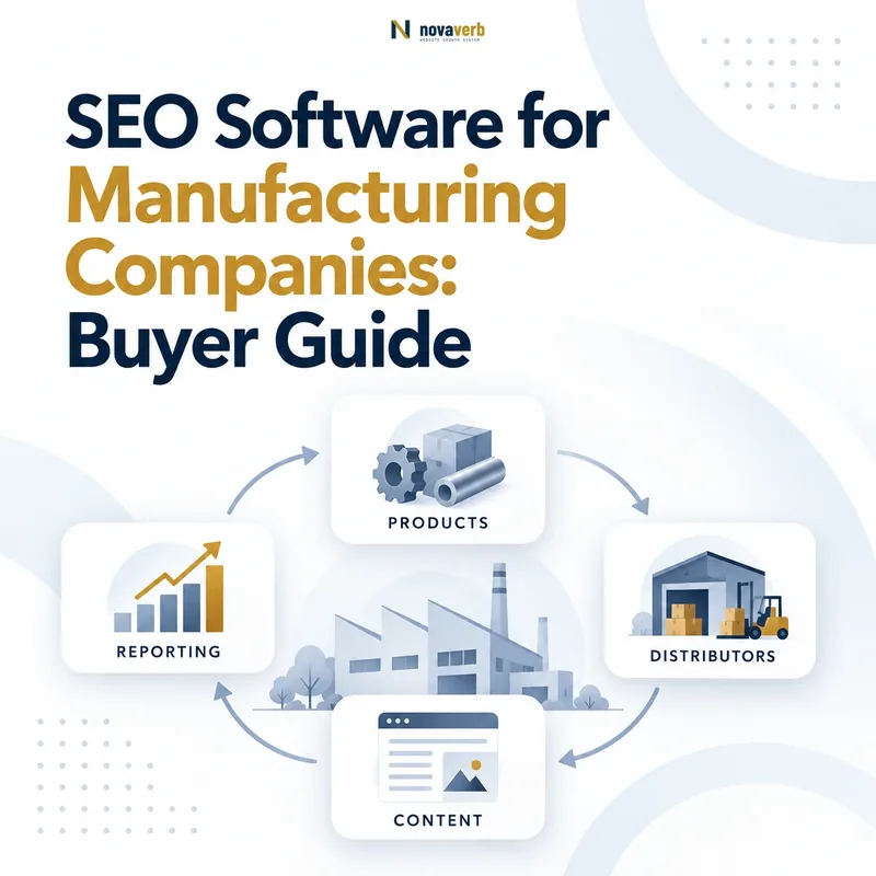 Manufacturing SEO software connects products distributors content and reporting