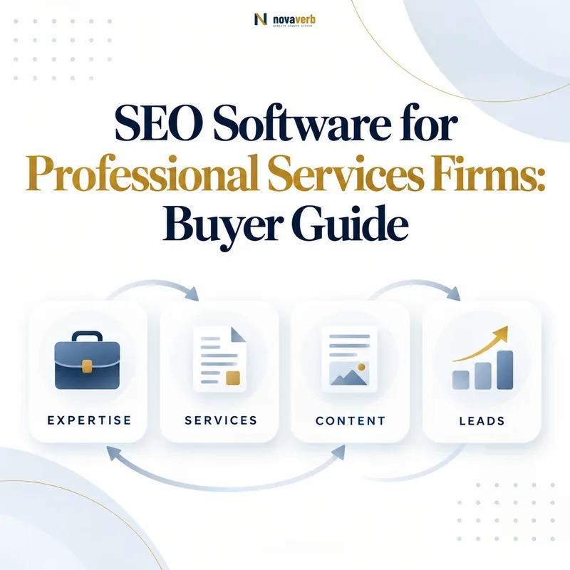 Professional services SEO software connects expertise services content and leads
