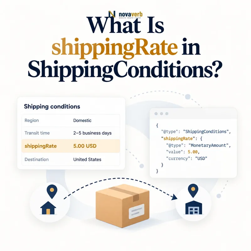 shippingRate card inside a ShippingConditions delivery flow