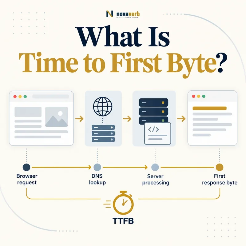 What Is Time to First Byte? A visual guide to browser request, server processing and response