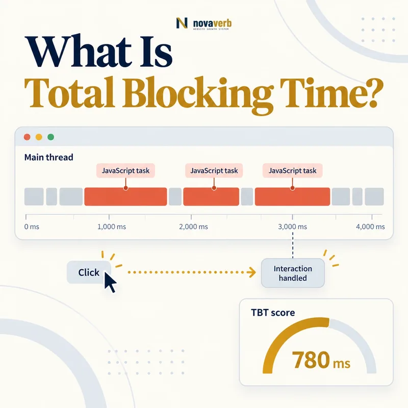 What Is Total Blocking Time? A visual guide to long JavaScript tasks and delayed interaction