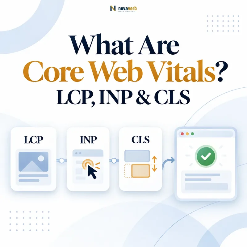 Core Web Vitals LCP INP and CLS are checked together in a performance review