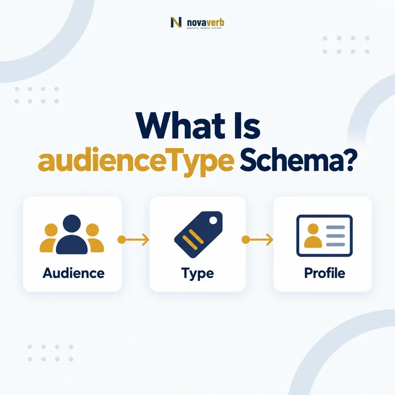 audienceType schema flow classifying an audience by type and profile