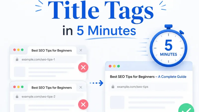 Fix Duplicate Title Tags in 5 Minutes