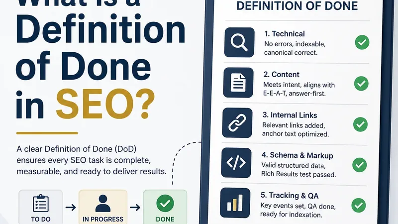What Is a Definition of Done in SEO?
